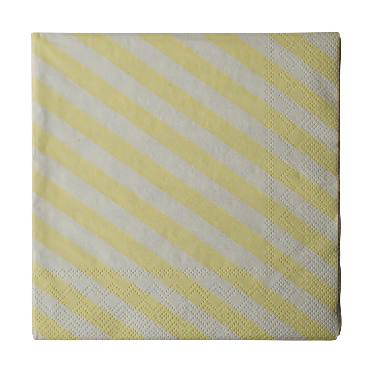 DBKD Stripe pappersservett 33×33 cm 20-pack Creme
