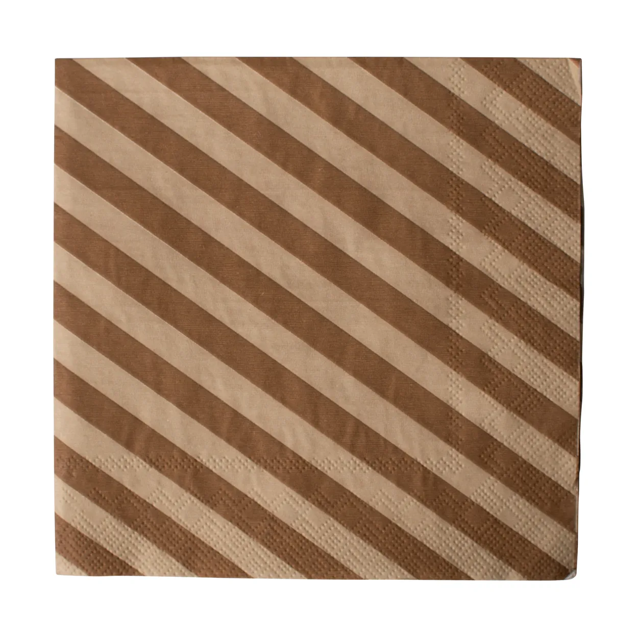DBKD Stripe pappersservett 33×33 cm 20-pack Nougat