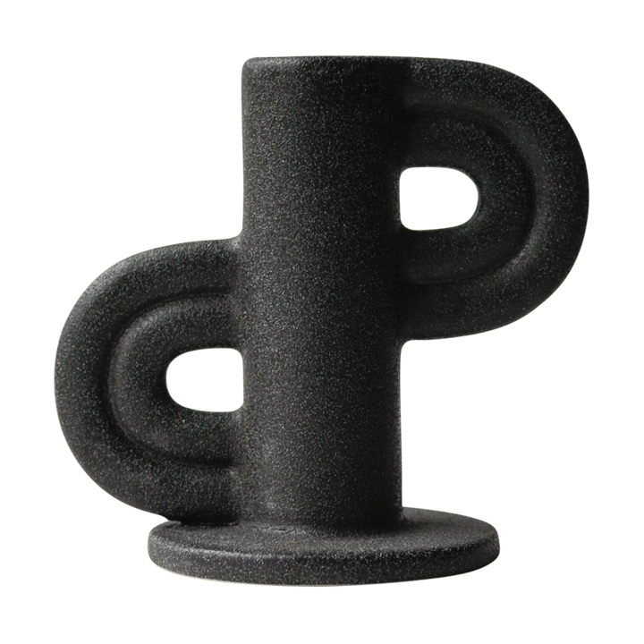 Swirl Slide ljusstake, Black DBKD