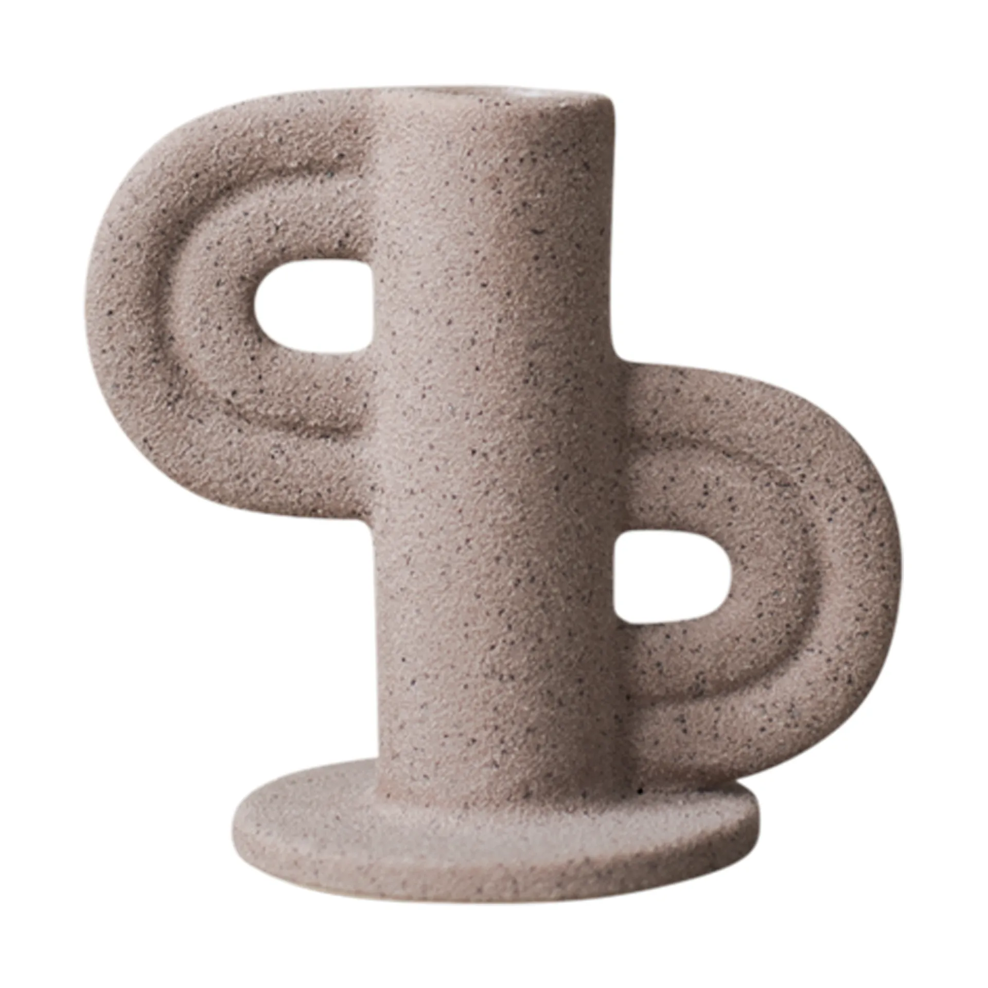 Swirl Slide ljusstake, Nude DBKD