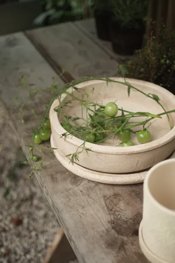 Terra bowl kruka - Sand, Ø30x10,5 cm - DBKD