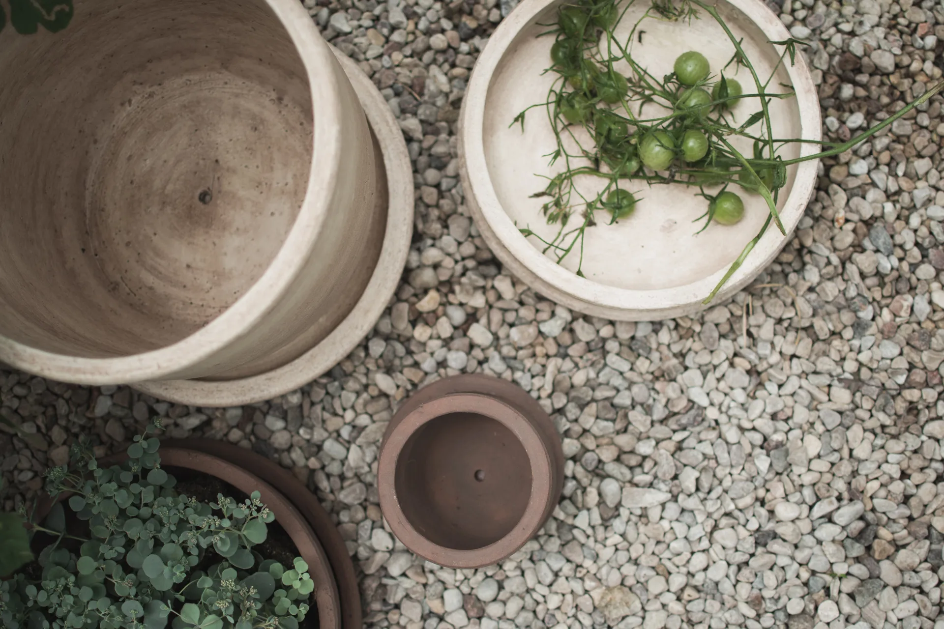 Terra bowl kruka, Sand, Ø30x10,5 cm DBKD