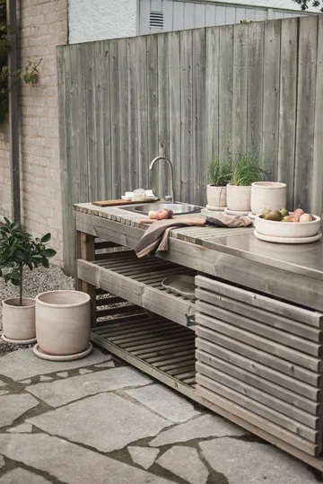 Terra kruka - Sand, Ø16x16 cm - DBKD