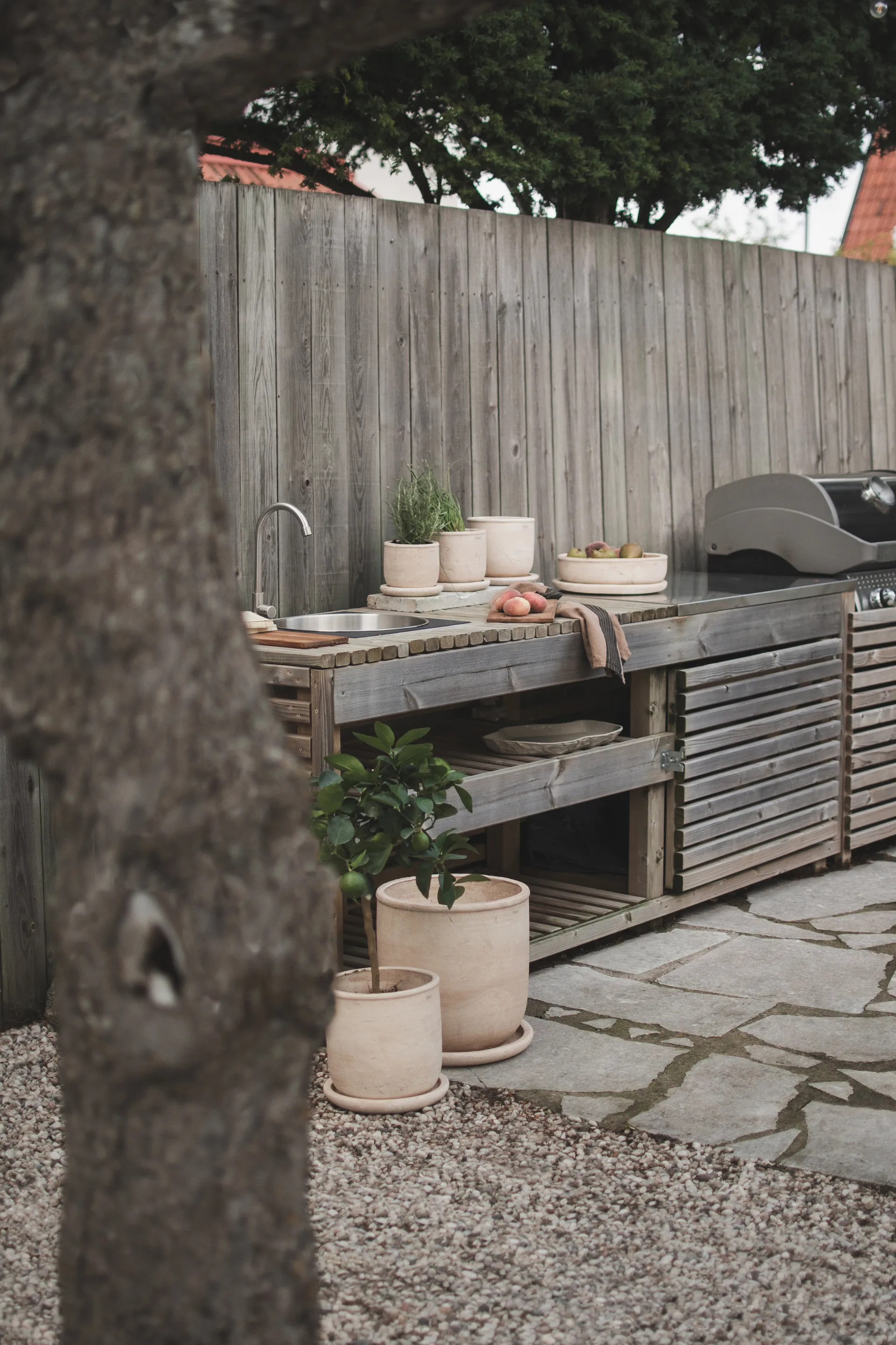 Terra kruka, Sand, Ø16x16 cm DBKD