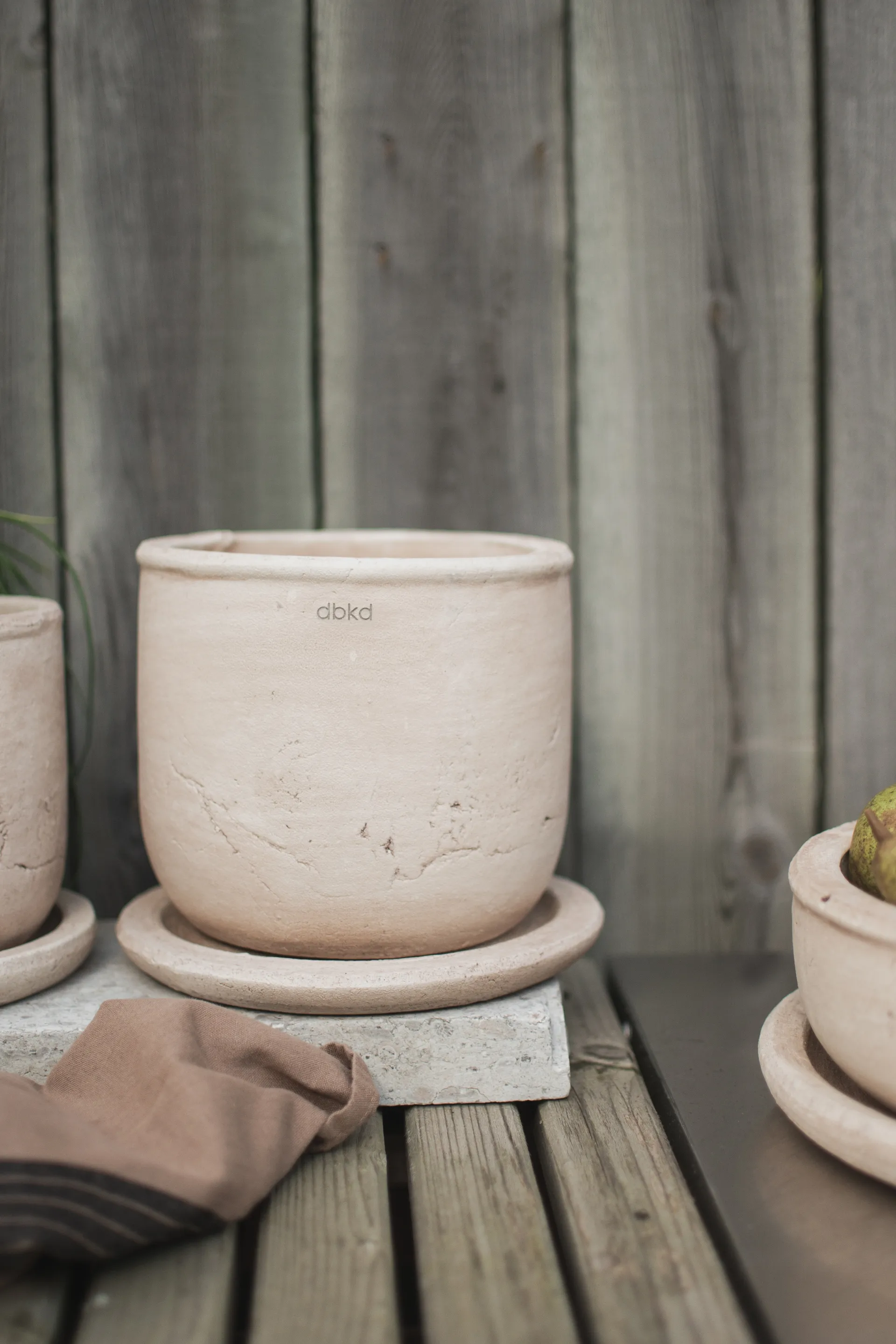 Terra kruka, Sand, Ø18x18 cm DBKD