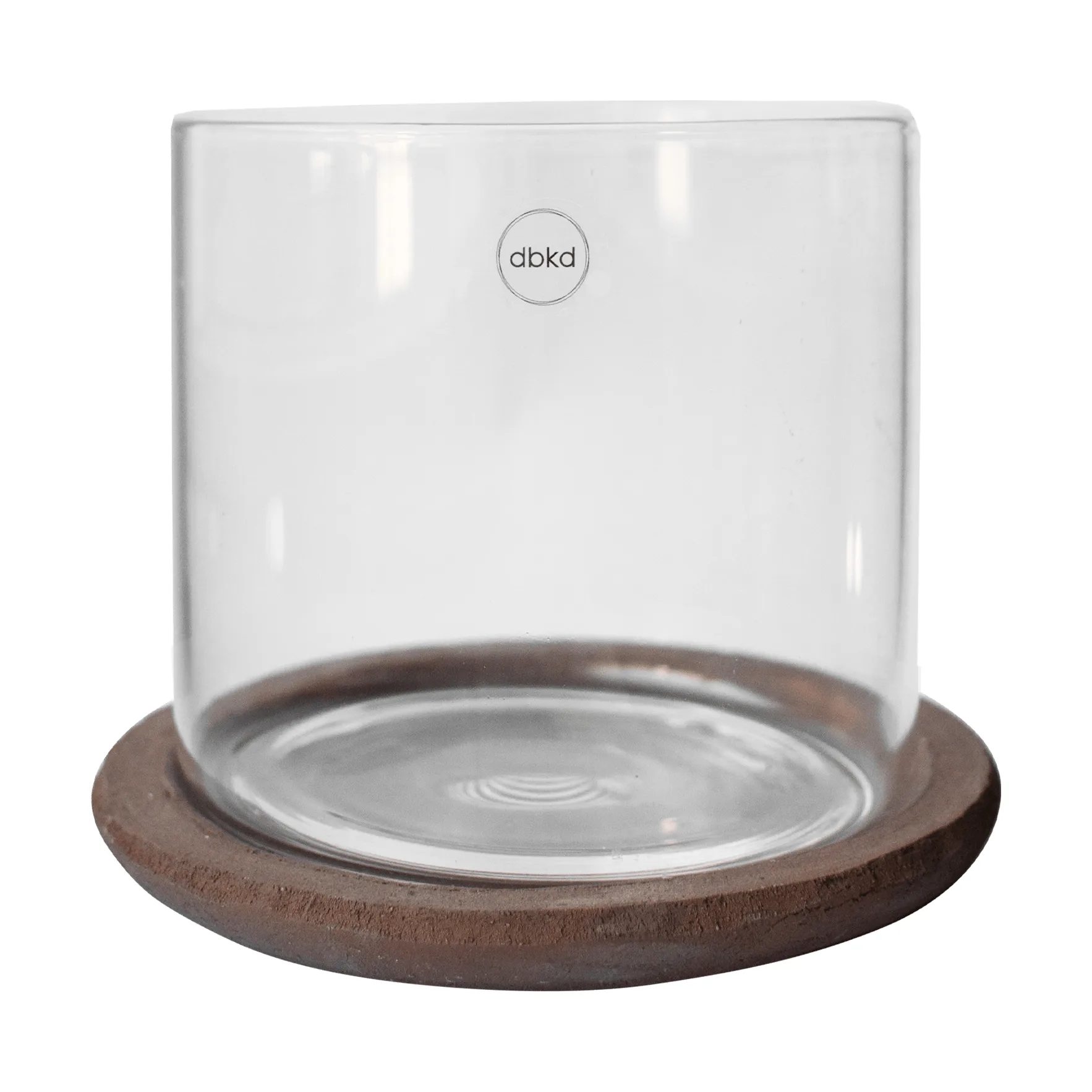 DBKD Terra ljuslykta Brown, 15 cm