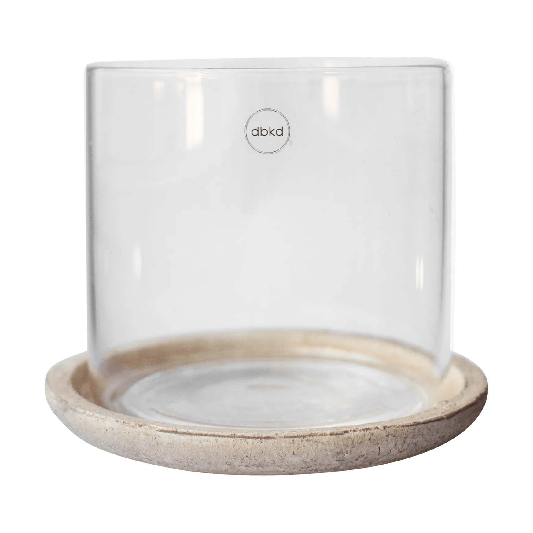 DBKD Terra ljuslykta Sand, 15 cm