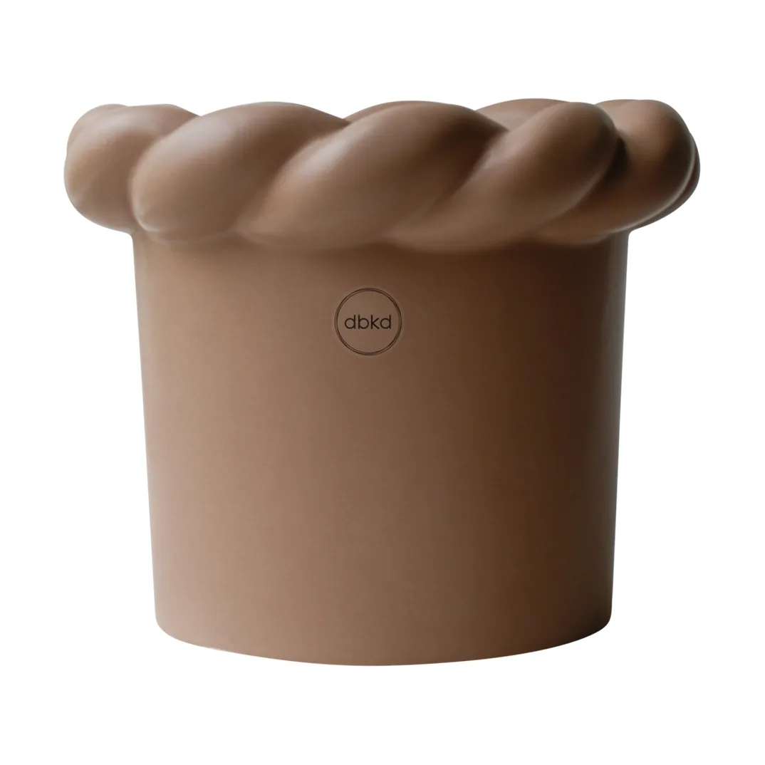 DBKD Twine kruka Ø14 cm Nougat