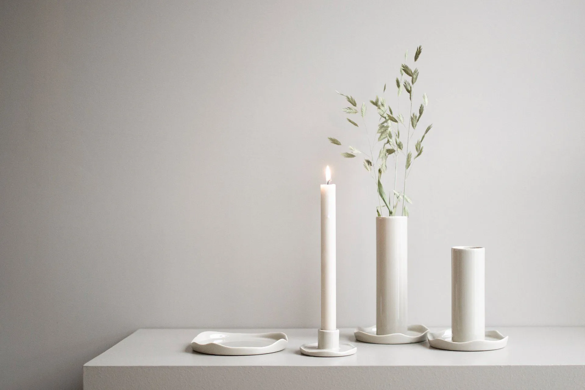 Wave fat Ø16 cm, Shiny mole DBKD