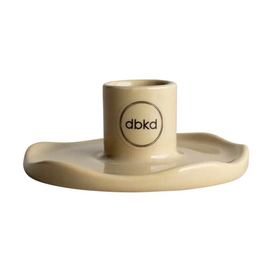 DBKD Wave ljusstake Shiny yellow