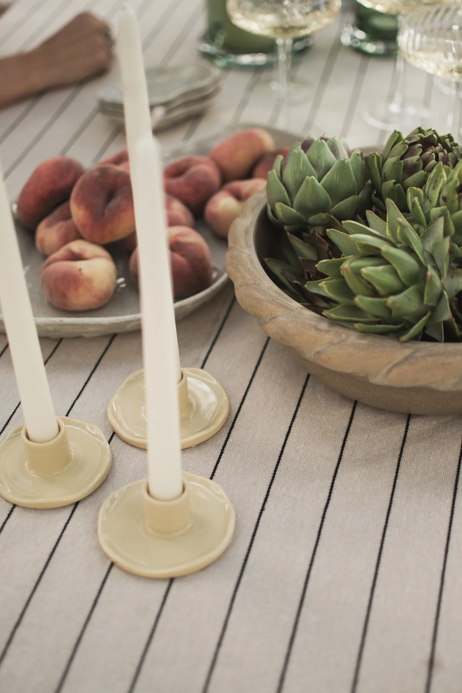 Wave ljusstake, Shiny yellow DBKD