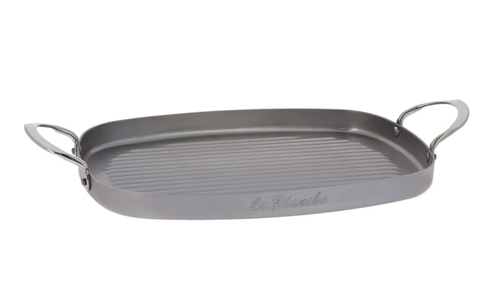 Mineral B grillplatta 2 handtag - 38x26 cm - De Buyer
