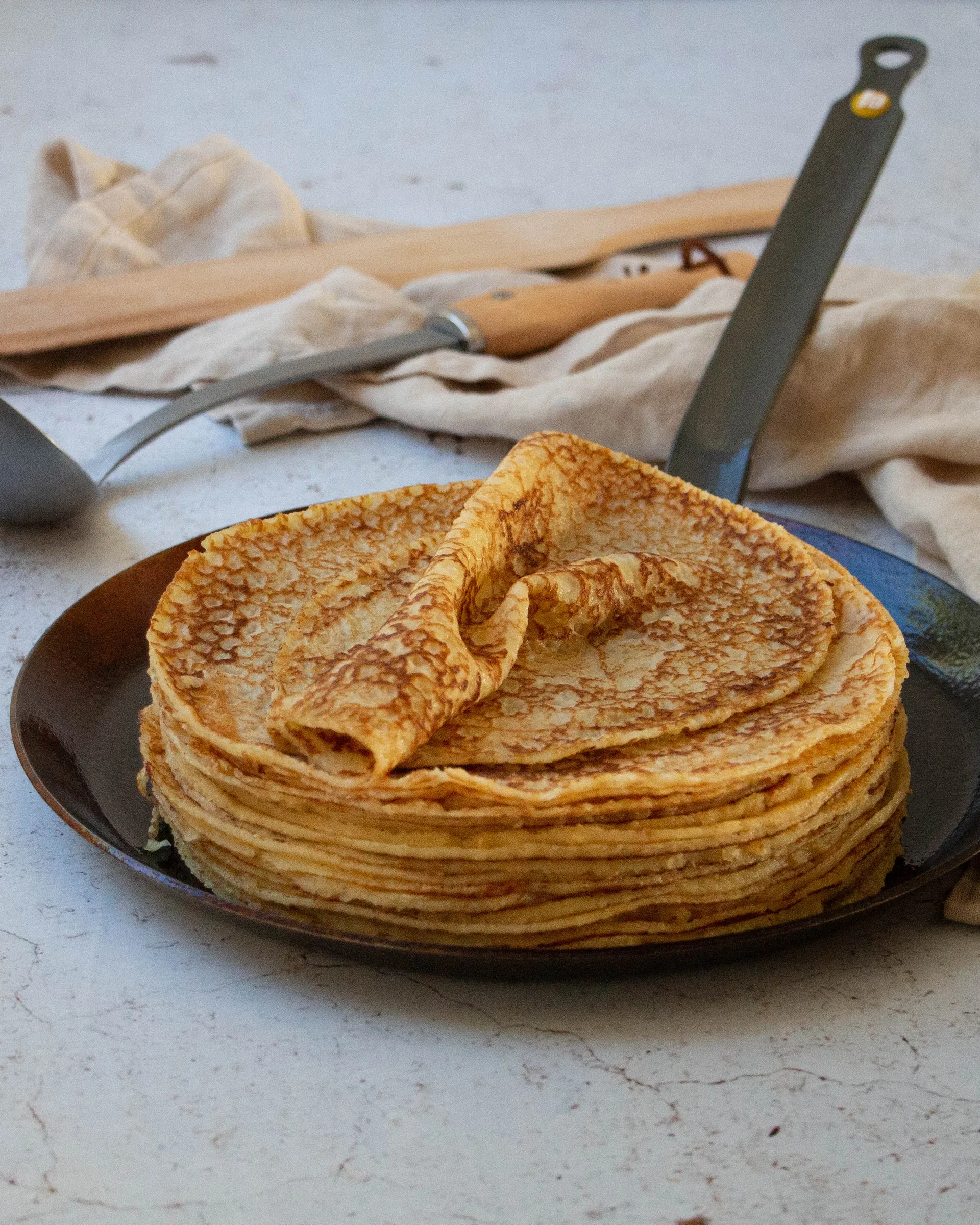 Mineral B pannkakspanna, 24 cm De Buyer