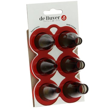 Läs mer om De Buyer Plain tyllset 6-pack
