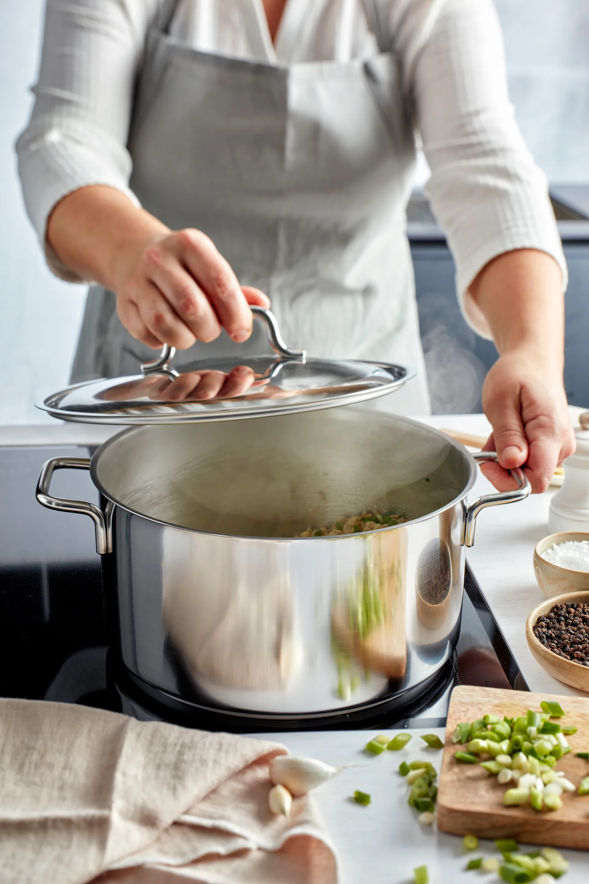 Demeyere Apollo 7 gryta låg rostfritt stål, 1,5 L Demeyere