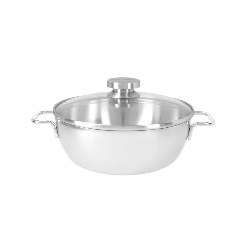 Alternativ bild 0 för Demeyere Apollo Låg Gryta med Glaslock 24 cm 3,3l