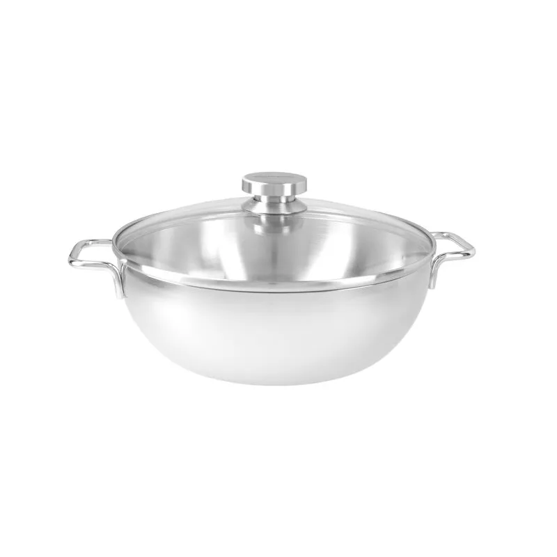 Alternativ bild 0 för Demeyere Apollo Låg Gryta med Glaslock 28 cm 4,8l