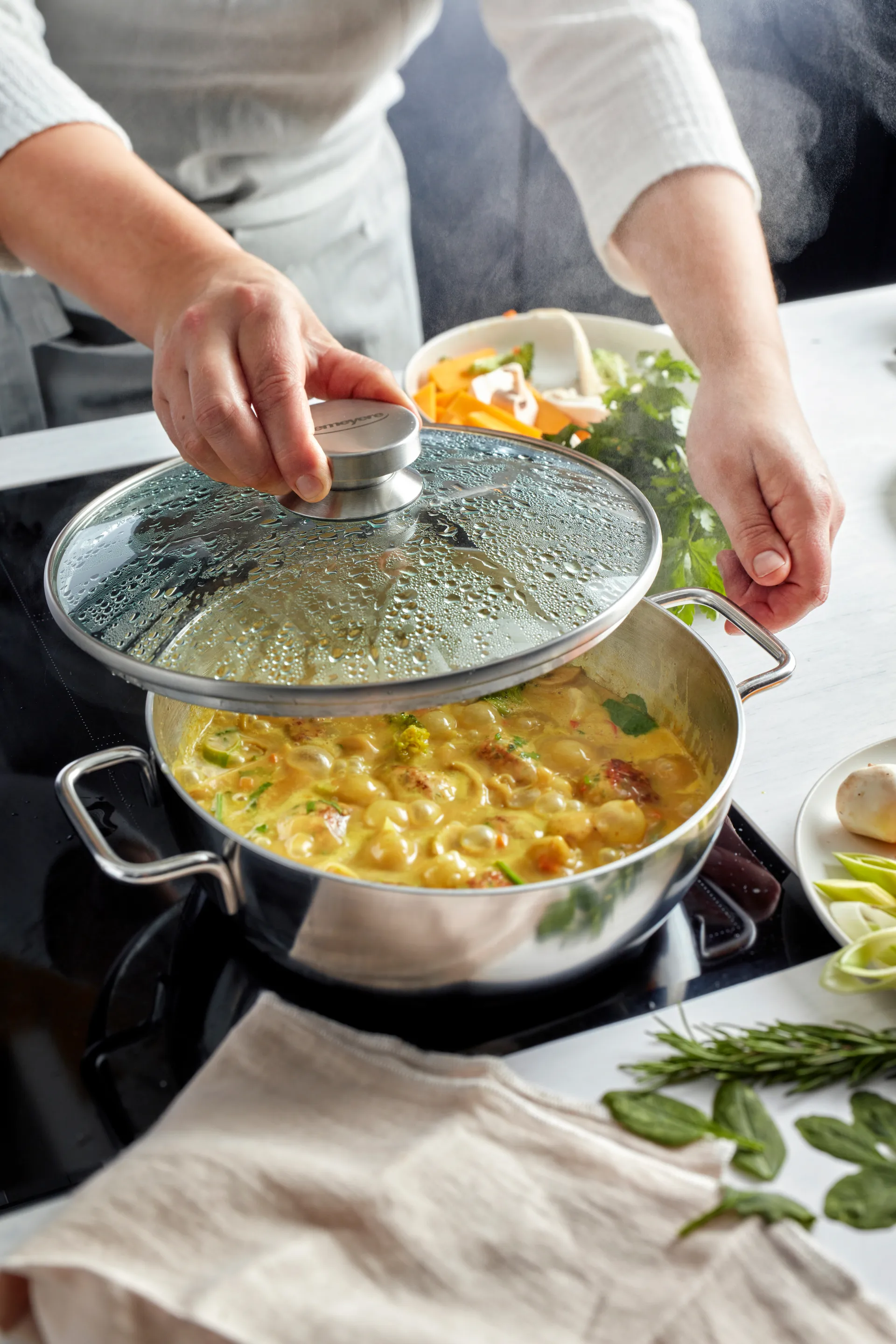 Demeyere Apollo 7 serveringspanna rostfritt stål, 4,8 L Demeyere