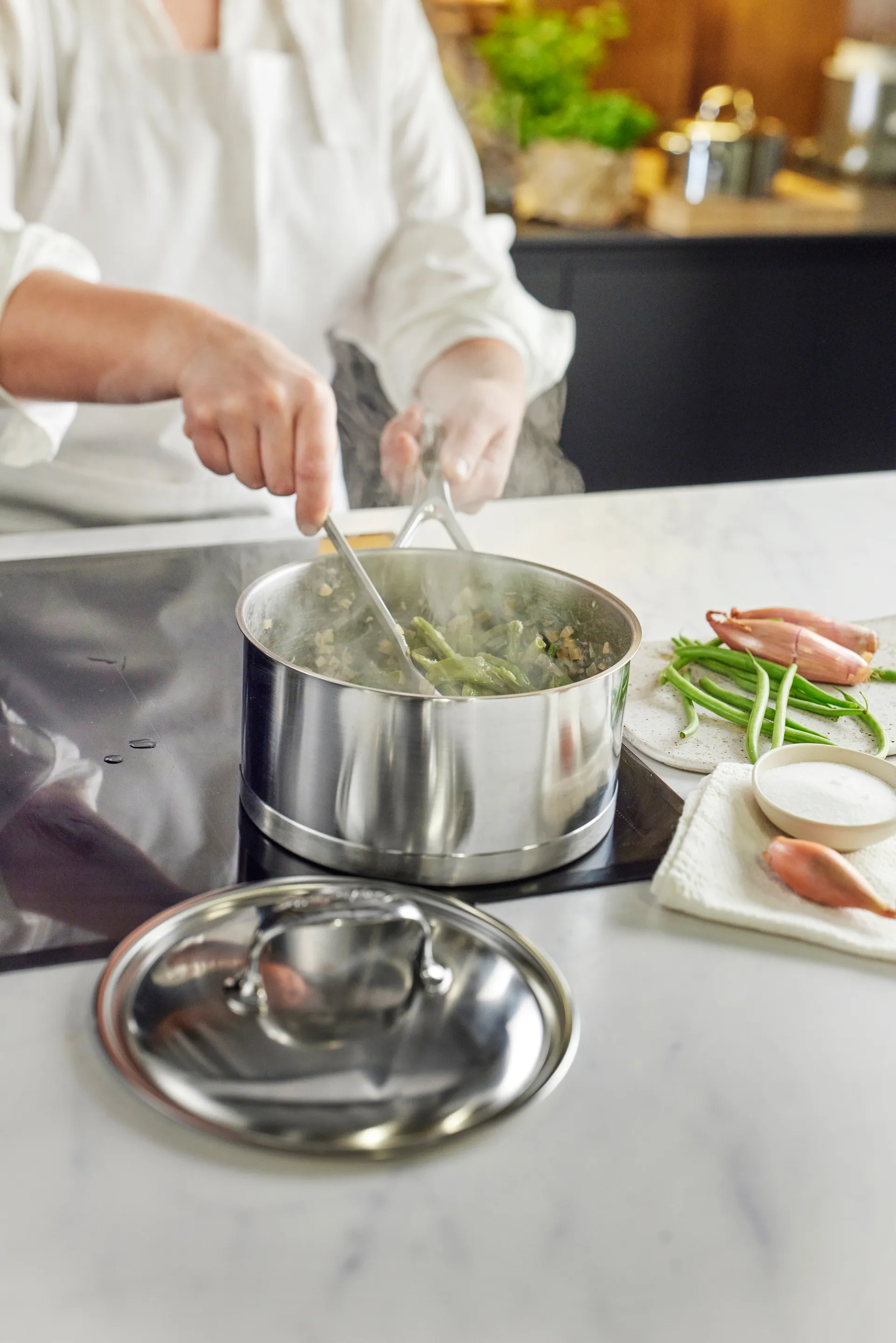 Demeyere Atlantis 7 kastrull med lock, 2,2 L Demeyere