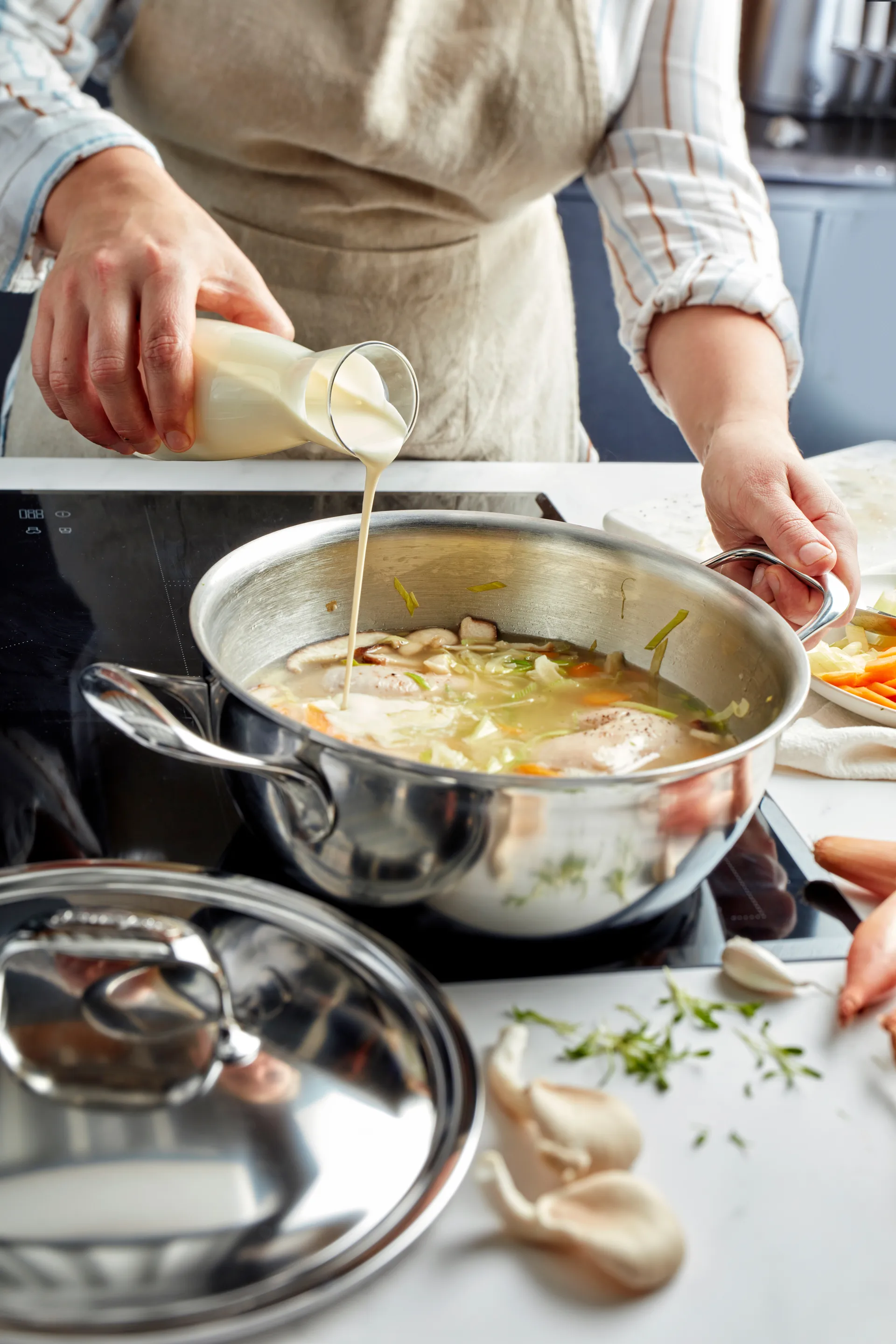 Demeyere Atlantis 7 serveringspanna rostfritt stål, 4,8 L Demeyere