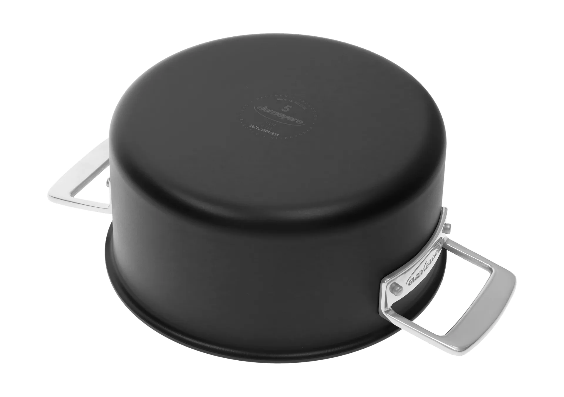 Demeyere Black 5 gryta 5-ply rostfritt stål, 3 L Demeyere