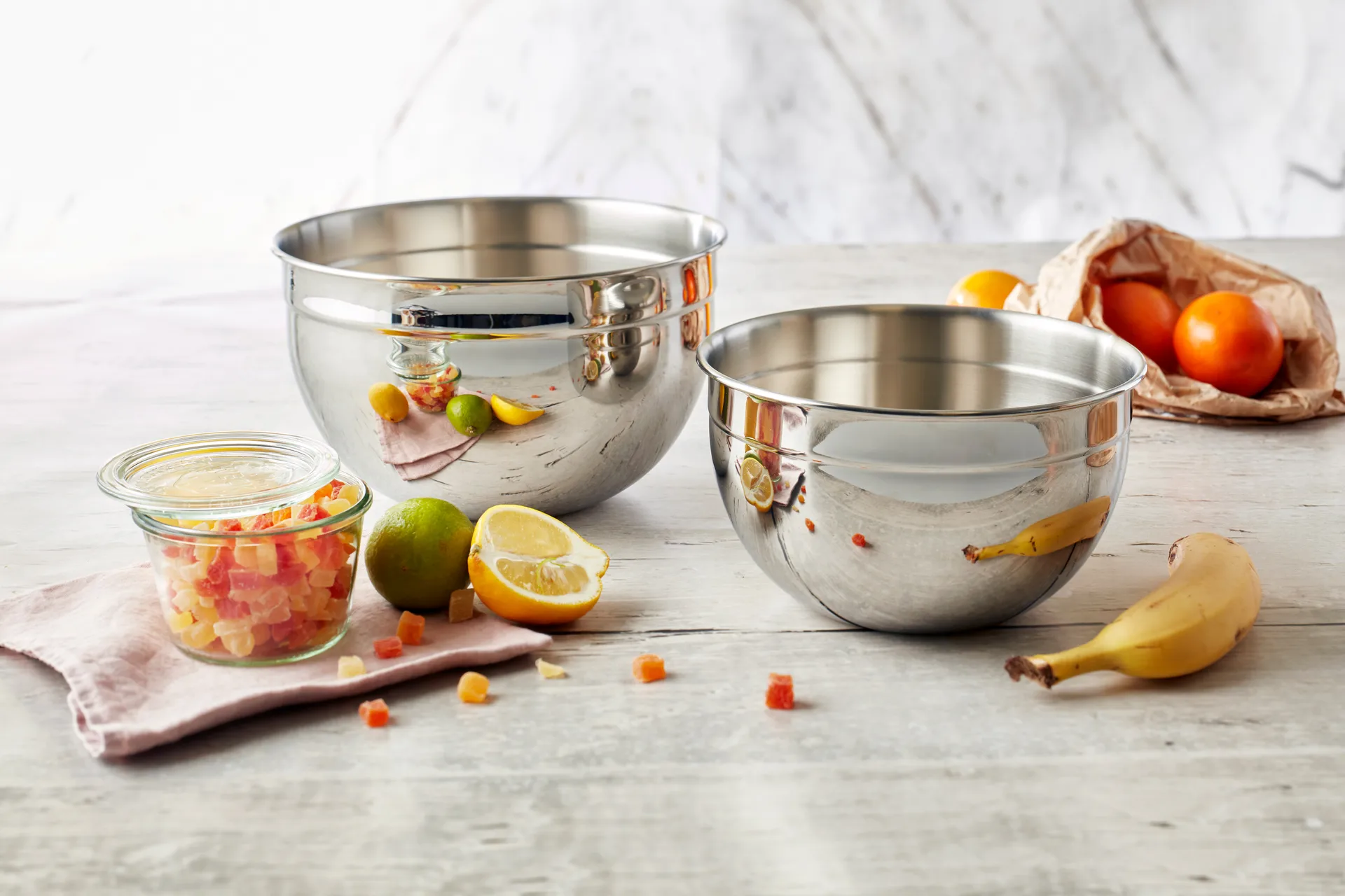 Demeyere Resto skålset 2- pack, rostfritt stål Demeyere