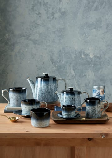 Halo brew espressokopp 10 cl - Blå-grå-svart - Denby
