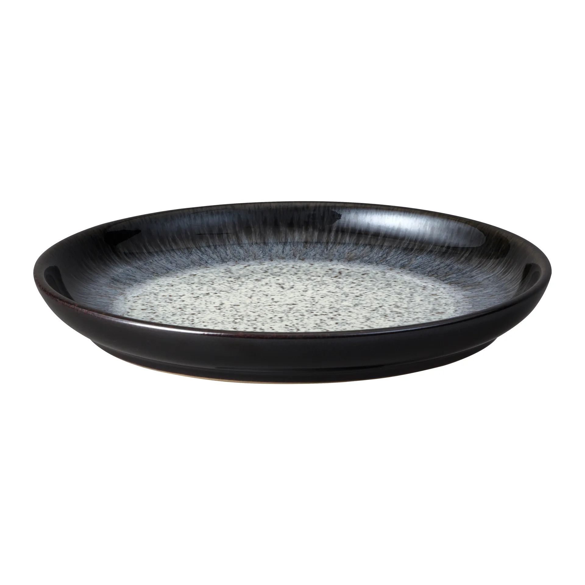 Halo Coupe assiett 21 cm, Blå-grå-svart Denby