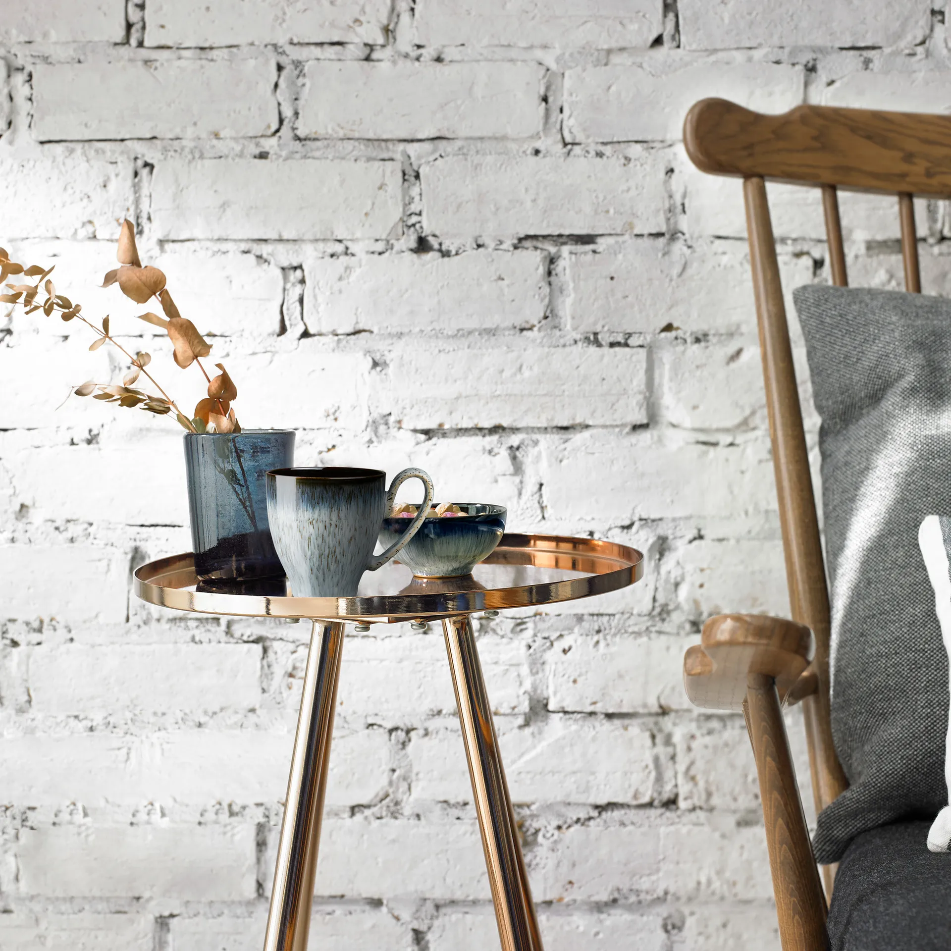 Halo mugg 42 cl, Blå-grå-svart Denby