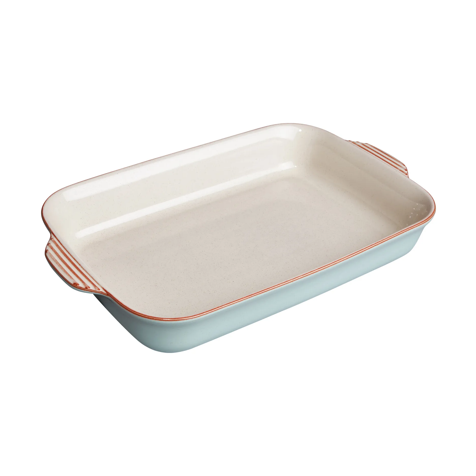 Denby Heritage Pavilion ugnsform Bl&aring;-beige, large, rektangul&auml;r