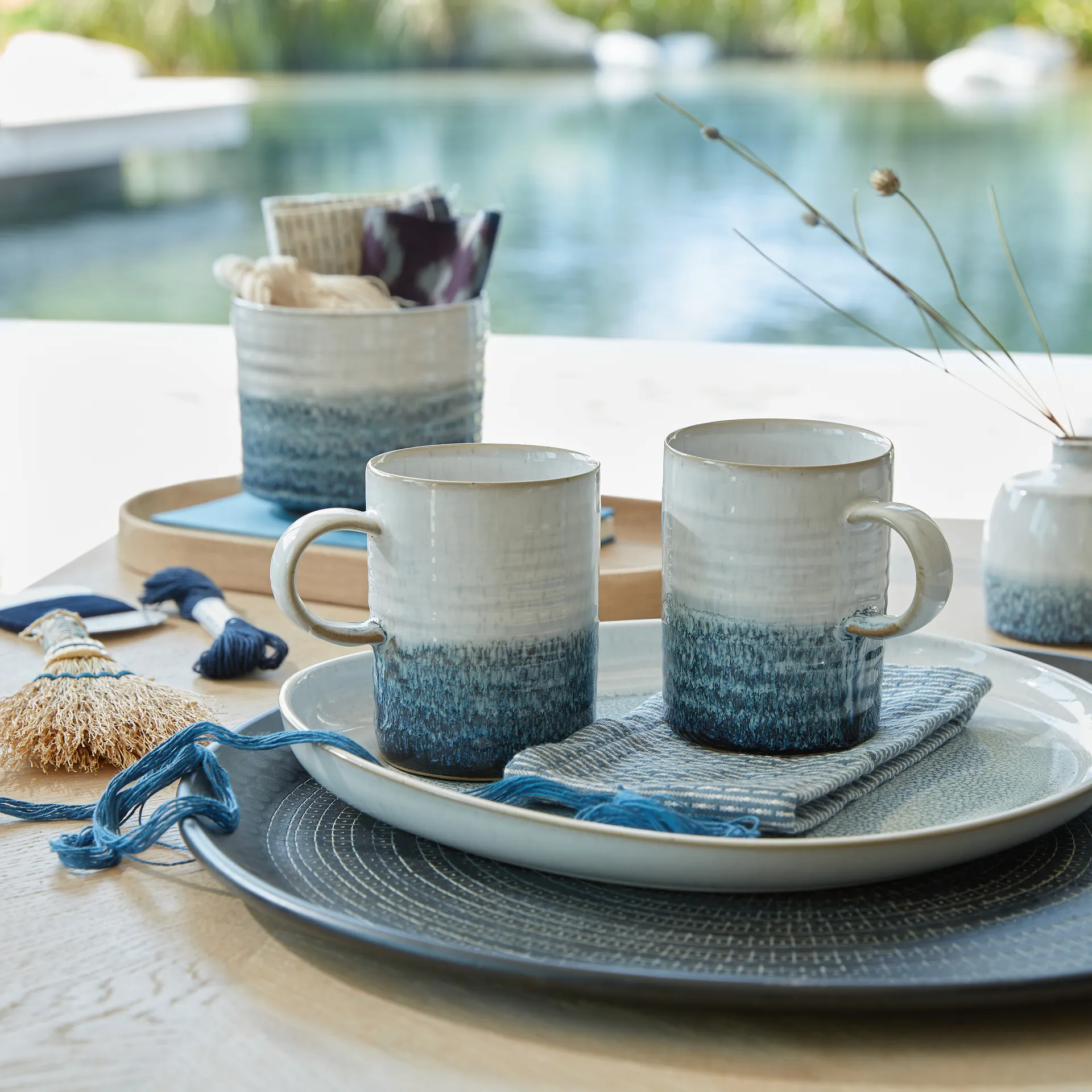 Kiln blue Alt serveringsskål, Small, Ø13 cm Denby