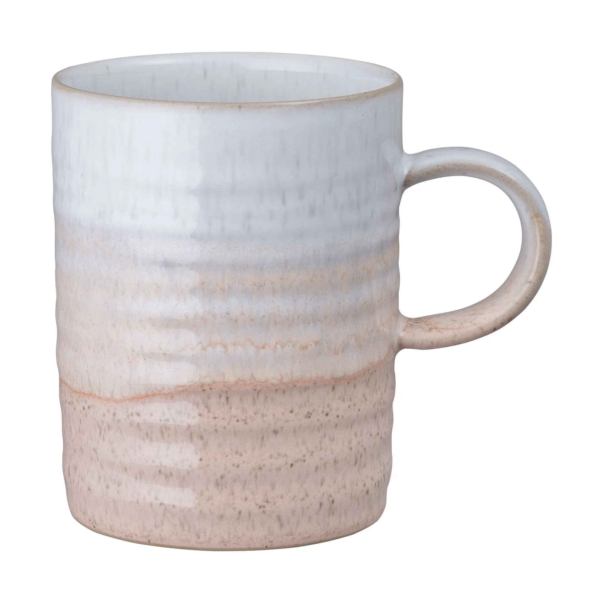 Kiln Coral räfflad mugg, Koral-beige, Ø8 cm Denby