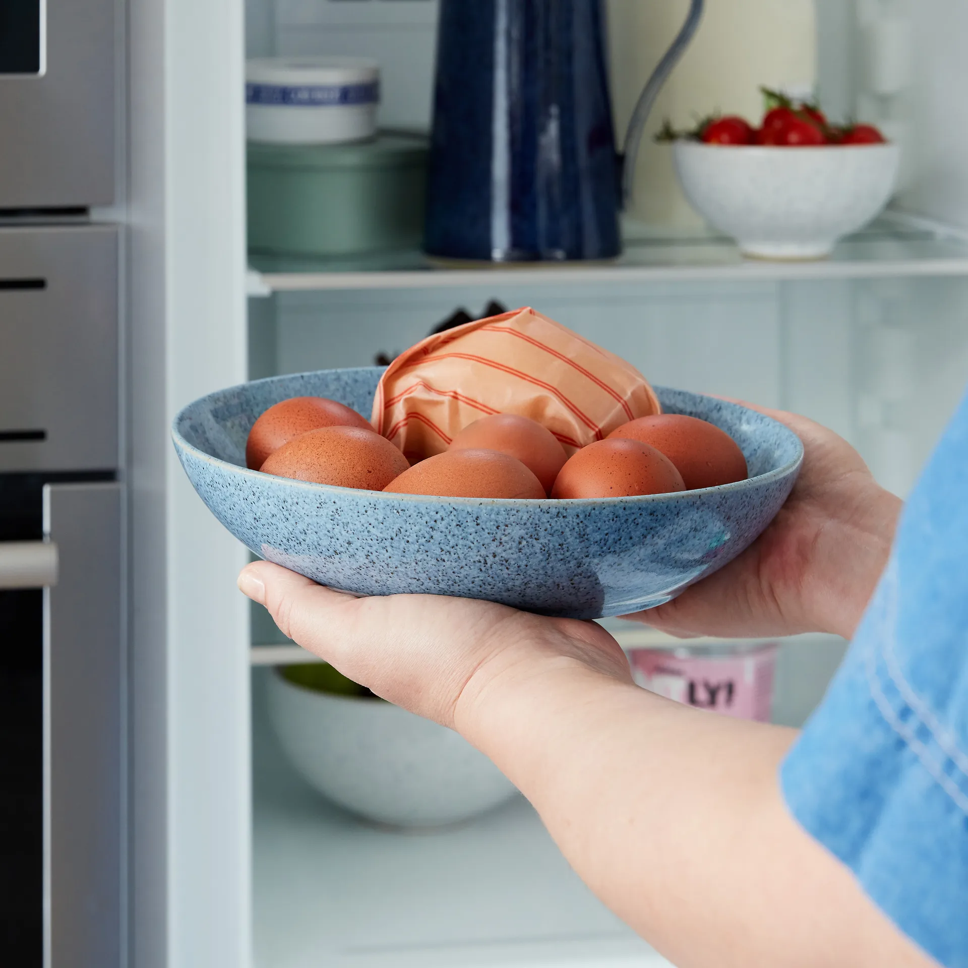 Studio Blue pastaskål 22 cm, Flint Denby