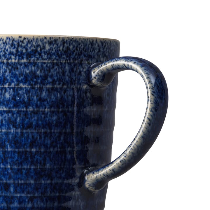 Studio Blue räfflad mugg 40 cl, Cobalt-pebble Denby