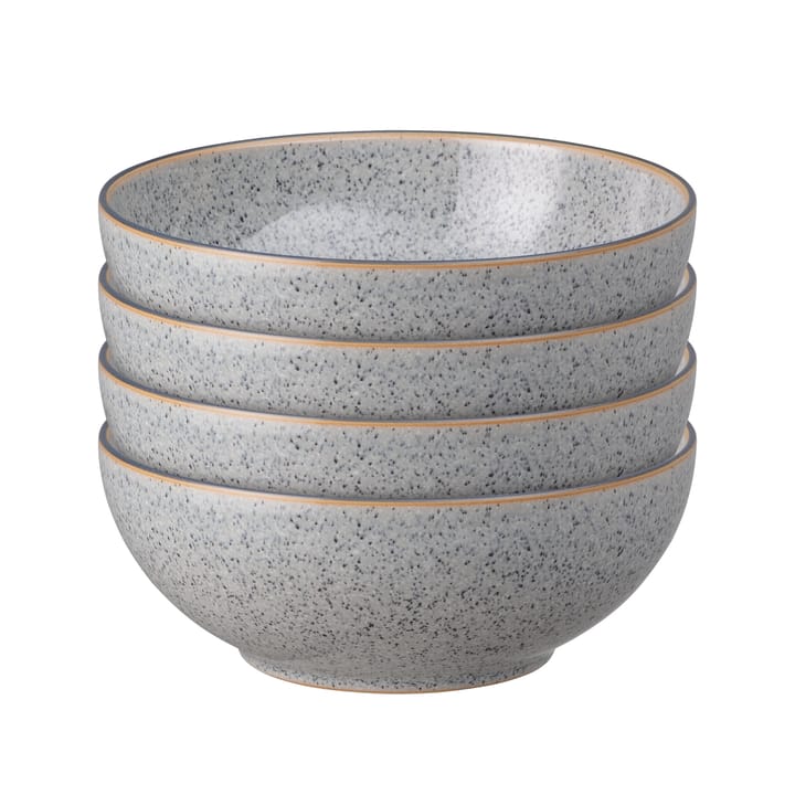 Studio Grey coupe flingskål 17 cm 4-pack, Granite Denby