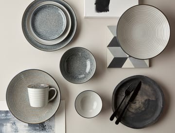 Studio Grey räfflad skål 25,5 cm - Granite - Denby