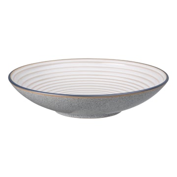 Läs mer om Denby Studio Grey räfflad skål 31 cm Granite