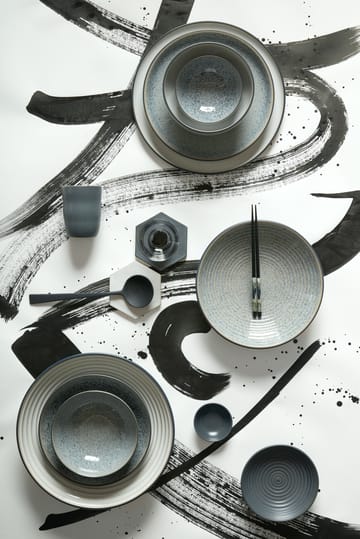 Studio Grey räfflad skål 31 cm - Granite - Denby