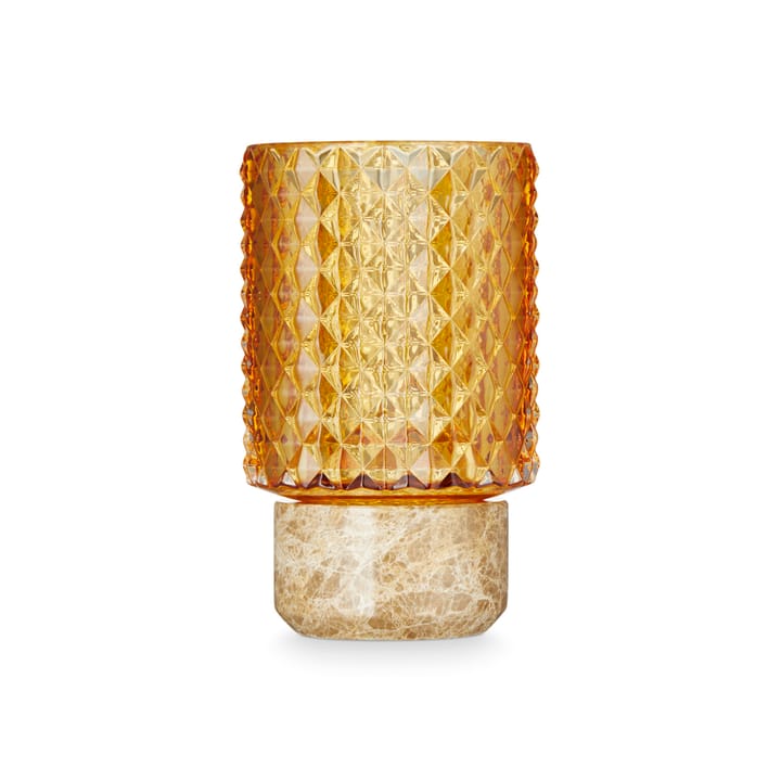 Sons of Marble ljuslykta Ø9x15 cm, Brun-amber Design By Us