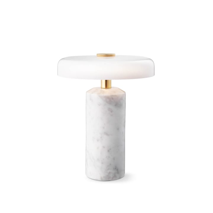 Trip bordslampa Ø17x21 cm marmor - Blank opal - Design By Us