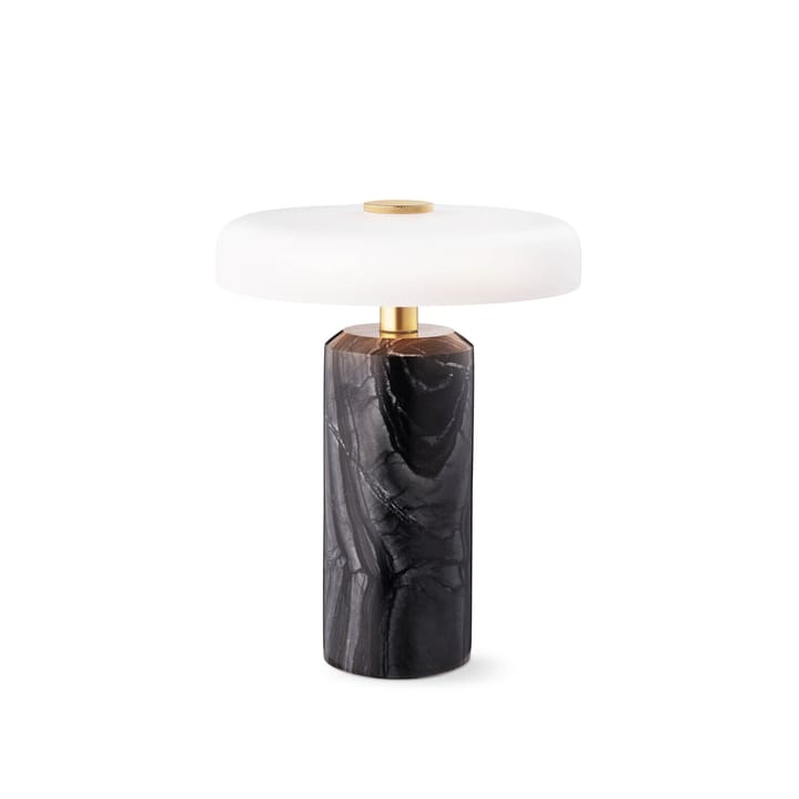 Trip bordslampa Ø17x21 cm marmor, Kol-matt opal Design By Us