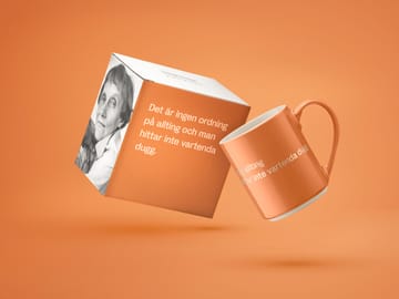 Astrid Lindgren mugg, det är ingen ordning… - Svensk text - Design House Stockholm