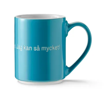 Design House Stockholm Astrid Lindgren mugg det är konstigt med mig… Svensk text