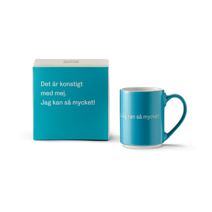Astrid Lindgren mugg, det är konstigt med mig..., Svensk text Design House Stockholm