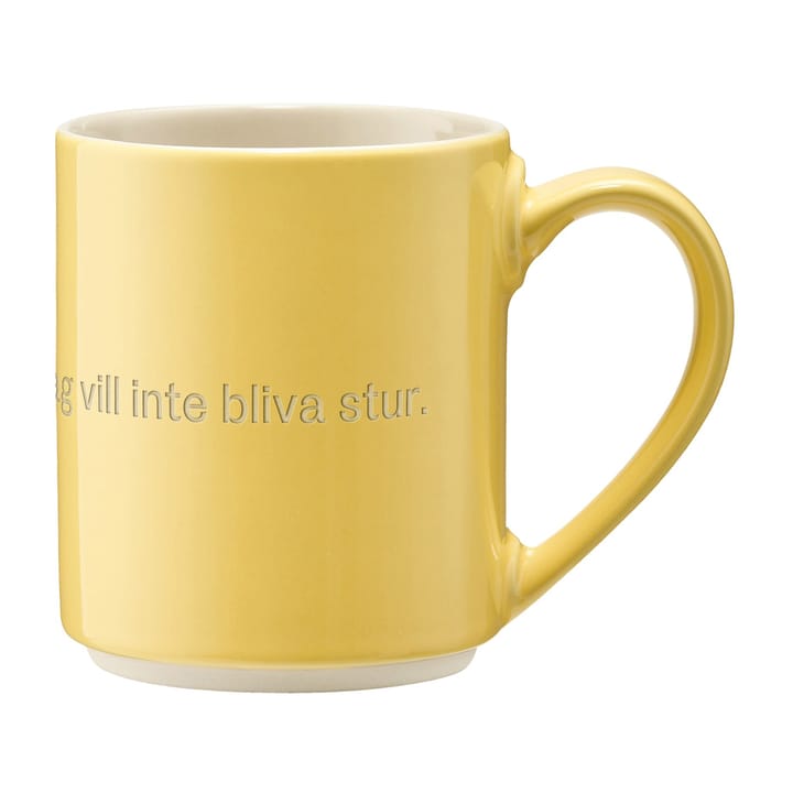 Astrid Lindgren mugg, fina lilla krumelur - Svenskt text - Design House Stockholm