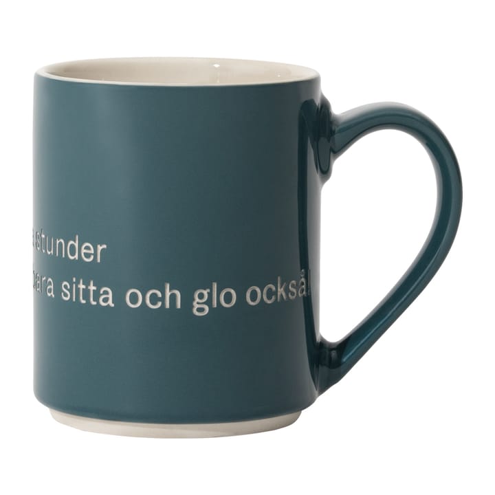 Astrid Lindgren mugg, och så ska man ju ha, Svensk text Design House Stockholm