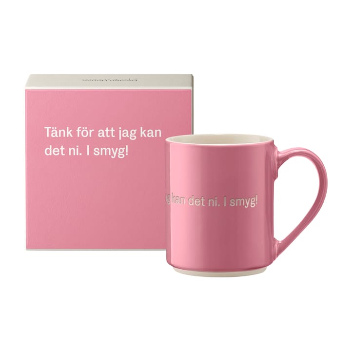 Astrid Lindgren mugg, tänk för att jag kan…, Svensk text Design House Stockholm