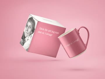 Astrid Lindgren mugg, tänk för att jag kan… - Svensk text - Design House Stockholm