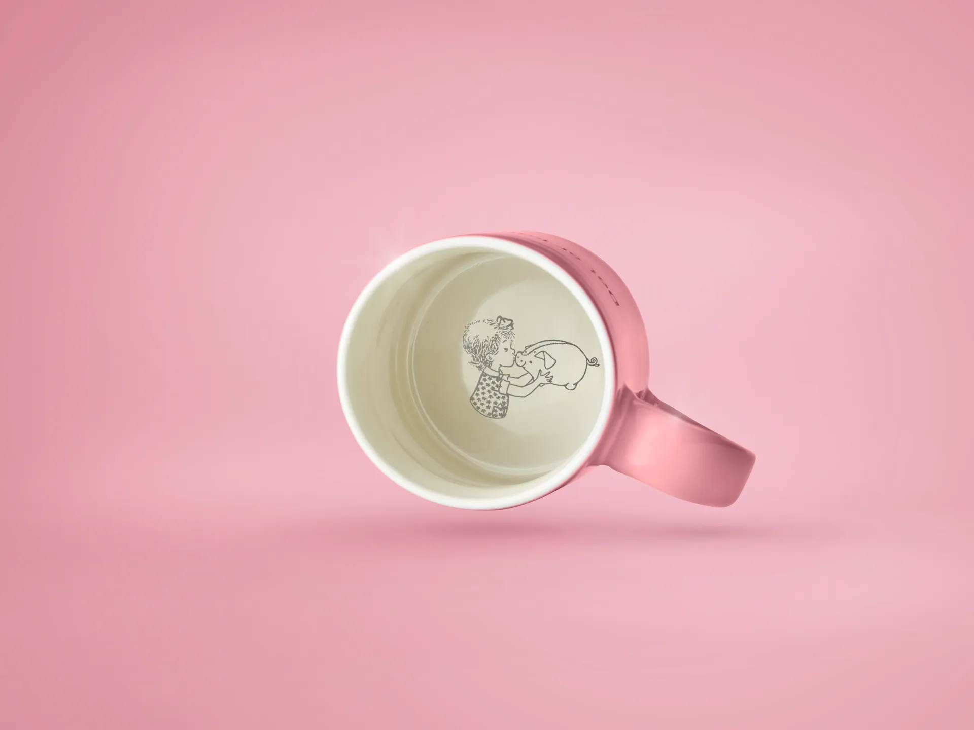Astrid Lindgren mugg, tänk för att jag kan…, Svensk text Design House Stockholm