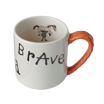 Astrid Lindgren Pippi jubileumsmugg 20 cl - Strong Kind Brave - Design House Stockholm